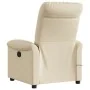 Sillón reclinable de masaje eléctrico tela color crema by , Armchairs - Ref: Foro24-3303252, Price: 288,95 €, Discount: %