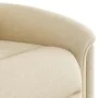 Sillón reclinable de masaje eléctrico tela color crema by , Armchairs - Ref: Foro24-3303252, Price: 288,95 €, Discount: %