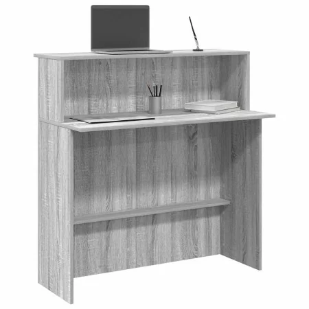 Mostrador de recepción sonoma gris 100x50x103,5 cm von , Schreibtische - Ref: Foro24-859029, Preis: 115,70 €, Rabatt: %