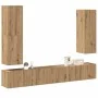 Mueble para TV de pared madera contrachapada artesanal 4 piezas by , TV Furniture - Ref: Foro24-3329154, Price: 235,93 €, Dis...