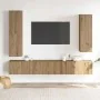 Mueble para TV de pared madera contrachapada artesanal 4 piezas by , TV Furniture - Ref: Foro24-3329154, Price: 235,93 €, Dis...