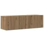 Mueble para TV de pared madera contrachapada artesanal 4 piezas by , TV Furniture - Ref: Foro24-3329154, Price: 235,93 €, Dis...
