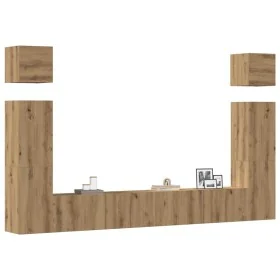 Mueble para TV de pared madera contrachapada artesanal 6 piezas von , TV-Möbel - Ref: Foro24-3329142, Preis: 278,91 €, Rabatt: %
