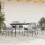 Juego comedor jardín 5 pzas cojines ratán sintético vidrio gris by , Garden sets - Ref: Foro24-3334481, Price: 366,01 €, Disc...