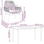 Juego comedor jardín 5 pzas cojines ratán sintético vidrio gris by , Garden sets - Ref: Foro24-3334481, Price: 366,01 €, Disc...