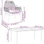 Juego de comedor de jardín 7 pzas con cojines ratán PE marrón von , Gartensets - Ref: Foro24-3334476, Preis: 595,60 €, Rabatt: %