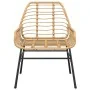 Juego de comedor jardín 3 piezas ratán sintético vidrio marrón by , Garden sets - Ref: Foro24-3334443, Price: 229,74 €, Disco...