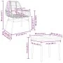 Juego de comedor jardín 3 piezas ratán sintético vidrio marrón by , Garden sets - Ref: Foro24-3334443, Price: 229,74 €, Disco...