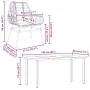 Set de comedor de jardín 7 piezas cojines ratán sintético negro von , Gartensets - Ref: Foro24-3334552, Preis: 482,66 €, Raba...