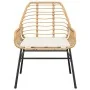 Juego de comedor de jardín 7 pzas con cojines ratán PE marrón by , Garden sets - Ref: Foro24-3334559, Price: 482,66 €, Discou...