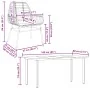 Juego de comedor de jardín 7 pzas con cojines ratán PE marrón by , Garden sets - Ref: Foro24-3334559, Price: 482,66 €, Discou...