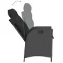 Set de muebles jardín 5 pzas con cojines ratán sintético negro von , Gartensets - Ref: Foro24-3213097, Preis: 671,90 €, Rabat...