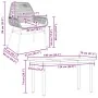 Juego de comedor jardín 5 piezas cojines ratán sintético marrón by , Garden sets - Ref: Foro24-3334571, Price: 371,26 €, Disc...