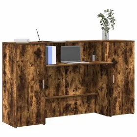 Mostrador de recepción roble ahumado 180x50x103,5 cm von , Schreibtische - Ref: Foro24-3324209, Preis: 236,45 €, Rabatt: %