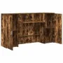 Mostrador de recepción roble ahumado 180x50x103,5 cm de , Escritorios - Ref: Foro24-3324209, Precio: 245,58 €, Descuento: %