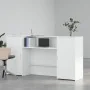 Mostrador de recepción blanco 200x50x103,5 cm madera ingeniería by , Desks - Ref: Foro24-3324214, Price: 290,53 €, Discount: %