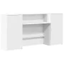 Mostrador de recepción blanco 200x50x103,5 cm madera ingeniería by , Desks - Ref: Foro24-3324214, Price: 290,53 €, Discount: %