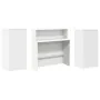 Mostrador de recepción blanco 200x50x103,5 cm madera ingeniería by , Desks - Ref: Foro24-3324214, Price: 290,53 €, Discount: %