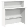 Mostrador de recepción blanco 200x50x103,5 cm madera ingeniería by , Desks - Ref: Foro24-3324214, Price: 290,53 €, Discount: %