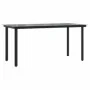 Juego comedor jardín 5 pzas cojines ratán sintético vidrio gris by , Garden sets - Ref: Foro24-3334628, Price: 445,39 €, Disc...