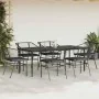Set de comedor de jardín 7 piezas cojines ratán sintético negro von , Gartensets - Ref: Foro24-3334504, Preis: 466,59 €, Raba...