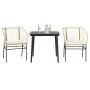 Juego de comedor jardín 3 piezas cojines ratán sintético marrón de , Conjuntos de jardín - Ref: Foro24-3334506, Precio: 191,8...