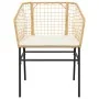 Juego de comedor de jardín 7 pzas con cojines ratán PE marrón by , Garden sets - Ref: Foro24-3334510, Price: 453,31 €, Discou...