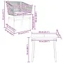 Juego comedor jardín 3 pzas cojines ratán sintético vidrio gris by , Garden sets - Ref: Foro24-3334527, Price: 243,56 €, Disc...