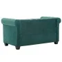 Sofá chesterfield de 2 plazas de terciopelo 146x75x72 cm verde von , Sofas - Ref: Foro24-247149, Preis: 427,17 €, Rabatt: %