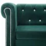 Sofá chesterfield de 2 plazas de terciopelo 146x75x72 cm verde von , Sofas - Ref: Foro24-247149, Preis: 427,17 €, Rabatt: %