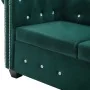 Sofá chesterfield de 2 plazas de terciopelo 146x75x72 cm verde von , Sofas - Ref: Foro24-247149, Preis: 427,17 €, Rabatt: %