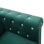 Sofá chesterfield de 2 plazas de terciopelo 146x75x72 cm verde von , Sofas - Ref: Foro24-247149, Preis: 427,17 €, Rabatt: %