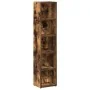 Estantería para CD 2 uds madera roble ahumado 21x16x93,5 cm von , CD- und DVD-Speicher - Ref: Foro24-815318, Preis: 51,22 €, ...