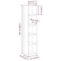 Estantería para CD 2 uds madera roble ahumado 21x16x93,5 cm von , CD- und DVD-Speicher - Ref: Foro24-815318, Preis: 51,22 €, ...