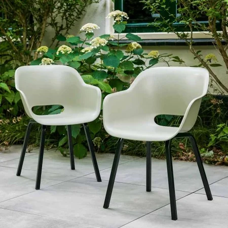 Silla de jardín Keter con patas de metal "Noa" 2 piezas Silver Sage von , Gartenstühle - Ref: Foro24-447616, Preis: 151,38 €,...