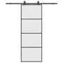 Puerta corredera con juego herrajes negro 76x205 cm ESG vidrio von , Türen - Ref: Foro24-3375797, Preis: 215,74 €, Rabatt: %