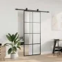 Puerta corredera con set herrajes negro 90x205 cm vidrio ESG von , Türen - Ref: Foro24-3375805, Preis: 315,24 €, Rabatt: %