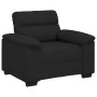 Sillón de tela negro 60 cm de , Sofás - Ref: Foro24-4105289, Precio: 166,24 €, Descuento: %