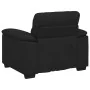 Sillón de tela negro 60 cm de , Sofás - Ref: Foro24-4105289, Precio: 166,24 €, Descuento: %