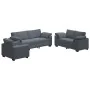 Juego de sofás con cojines 3 piezas terciopelo gris oscuro by , Sofas - Ref: Foro24-3324668, Price: 665,04 €, Discount: %