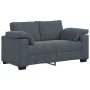 Juego de sofás con cojines 3 piezas terciopelo gris oscuro by , Sofas - Ref: Foro24-3324668, Price: 665,04 €, Discount: %