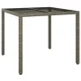 Set comedor de jardín 5 piezas con cojines ratán sintético gris de , Conjuntos de jardín - Ref: Foro24-3187381, Precio: 392,6...