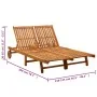 Tumbona de jardín 2 personas y cojines madera maciza de acacia von , Liegen - Ref: Foro24-3061383, Preis: 410,92 €, Rabatt: %