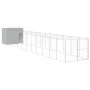 Caseta perro corral acero galvanizado gris claro 214x1273x181cm von , Hundehütten - Ref: Foro24-3189130, Preis: 963,10 €, Rab...