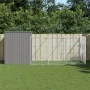 Caseta perros corral acero galvanizado gris claro 214x457x181cm by , Dog kennels - Ref: Foro24-3189126, Price: 484,46 €, Disc...