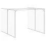 Caseta perros corral acero galvanizado gris claro 214x457x181cm by , Dog kennels - Ref: Foro24-3189126, Price: 484,46 €, Disc...