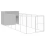 Caseta perros corral acero galvanizado gris claro 214x661x181cm by , Dog kennels - Ref: Foro24-3189139, Price: 696,58 €, Disc...