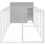 Caseta perros corral acero galvanizado gris claro 214x661x181cm by , Dog kennels - Ref: Foro24-3189139, Price: 696,58 €, Disc...