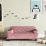 Sofá para niños de terciopelo rosa 70x45x30 cm by , Baby and Toddler Furniture - Ref: Foro24-3196296, Price: 70,70 €, Discoun...