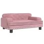 Sofá para niños de terciopelo rosa 70x45x30 cm by , Baby and Toddler Furniture - Ref: Foro24-3196296, Price: 70,70 €, Discoun...